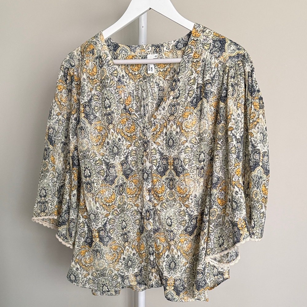 Floral Print Women's Top